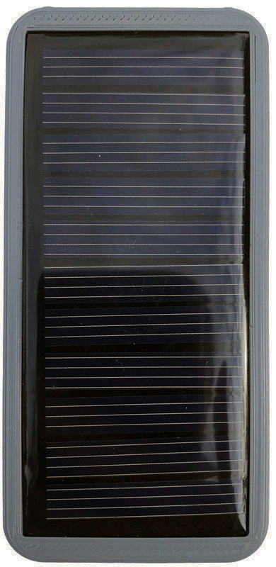 SeedPlayer solar player, front and back with solar panel